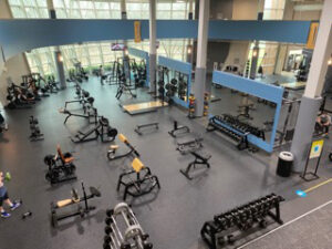 Weight lifting area